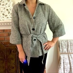 Beautiful Gap Houndstooth Work Jacket L